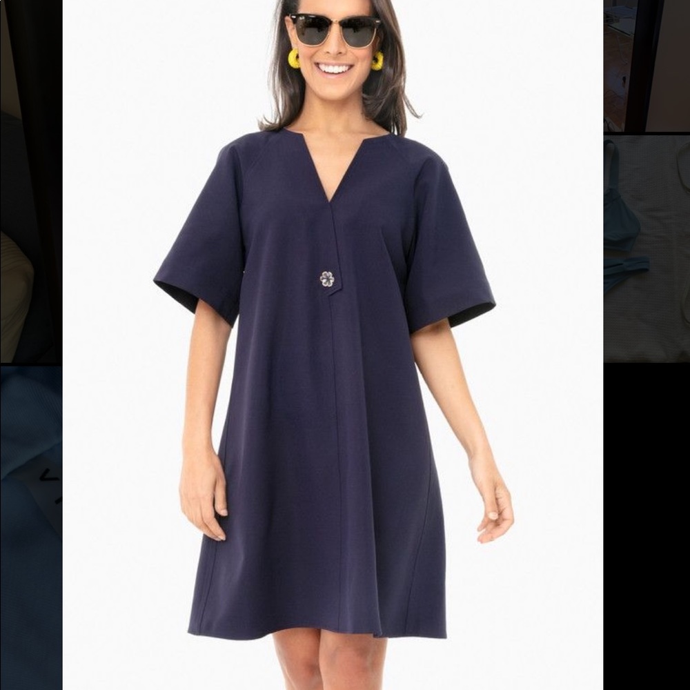 Tuckernuck Ines Dress in Midnight Blue